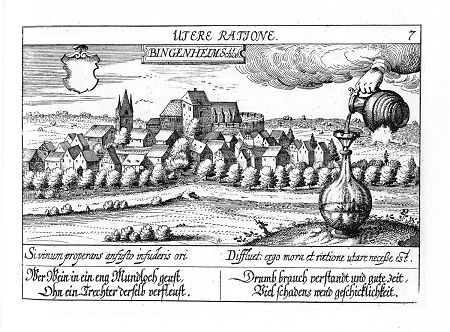 Ansicht von Bingenheim, 1630
