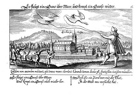 Ansicht des Eichhofs bei Hersfeld, 1624