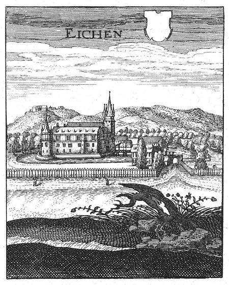 Ansicht des Eichhofs bei Hersfeld, 1646