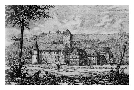 Einsicht von Schloss Eichhof, 1857