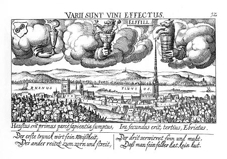 Ansicht von Eltville, 1628