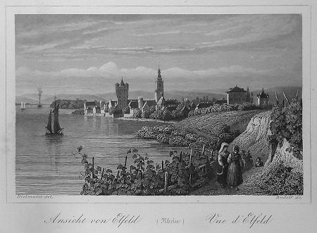 Ansicht von Eltville, 1844