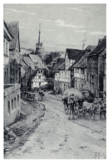 Ansicht von Alt-Erbach, 1899