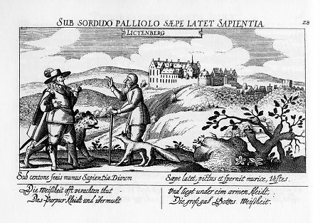 Ansicht von Lichtenberg, 1628
