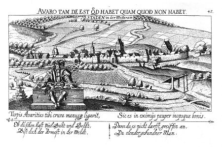 Ansicht von Staden, 1627