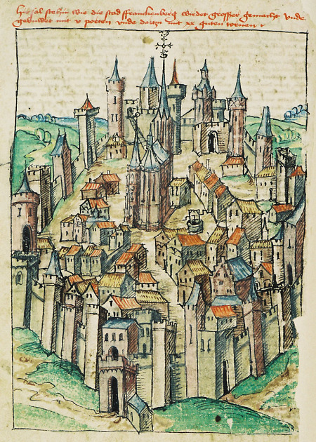 Ansicht von Frankenberg, 1500-1506
