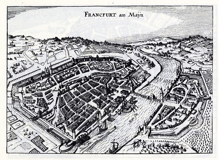 Ansicht von Frankfurt am Main, 1619