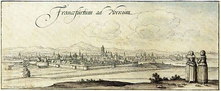 Frankfurt von Südosten, 1636