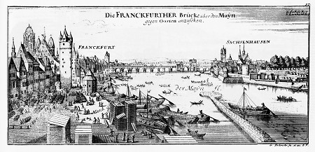 Ansicht Frankfurts gegen Osten, 1710