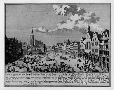 Ansicht des Römerbergs, 1738