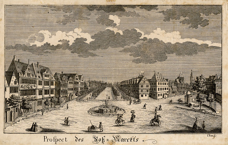 Ansicht des Roßmarktes, 1747