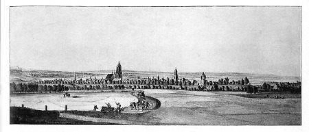 Ansicht Frankfurts von der Friedberger Warte, 1772