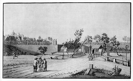 Das Allerheiligen-Tor von Osten, 1774