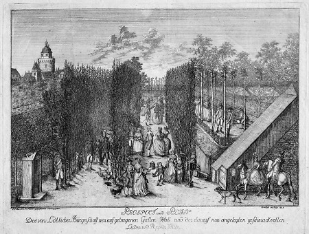 Ansicht der neuen Wallanlagen vor dem Gallustor, 1794
