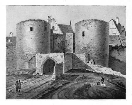Die Oppenheimer Pforte beim Abbruch 1808, 1808