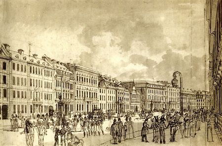 Frankfurt, Blick in die Zeil, 1813