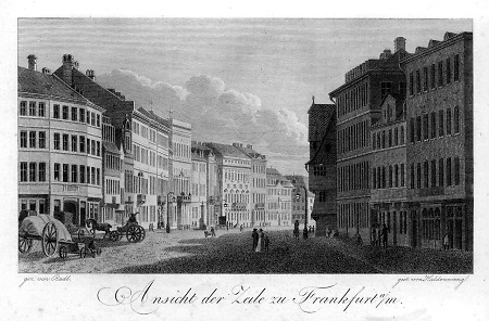 Ansicht der Frankfurter Zeil, 1818