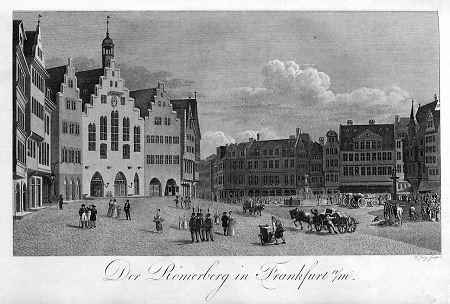 Ansicht des Römerbergs, 1818