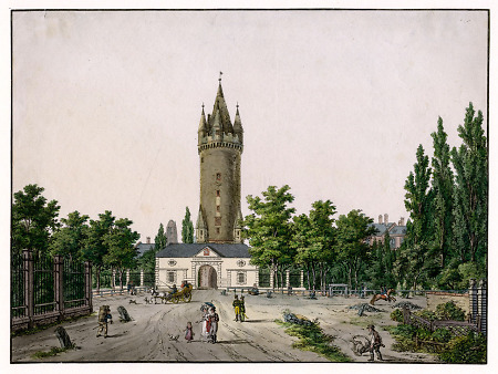 Ansicht des Eschenheimer Tors, um 1825