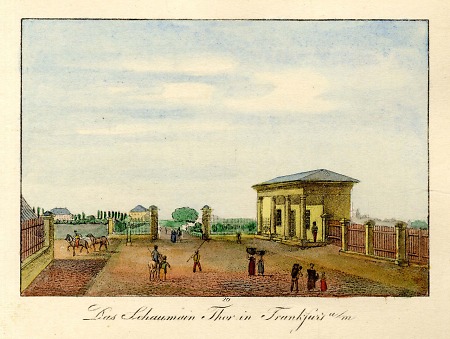 Ansicht des Schaumaintors, 1825