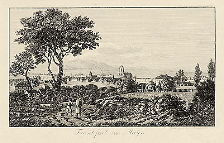 Frankfurt von Südosten, um 1830