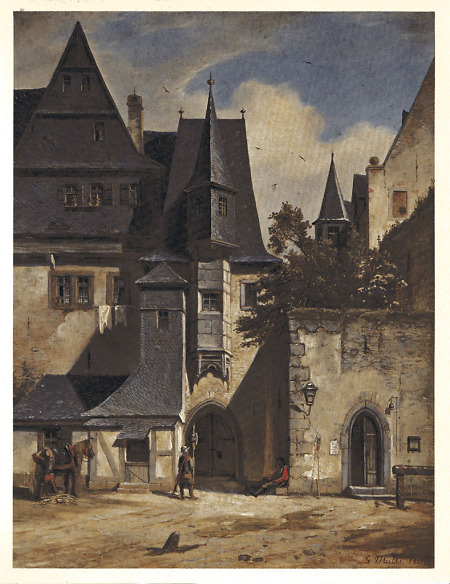 Das Holzpförtchen in Frankfurt/Main, 1845