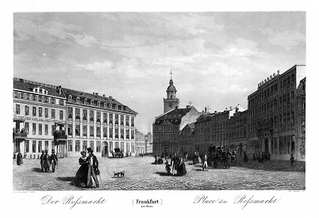 Ansicht des Rossmarktes, 1845