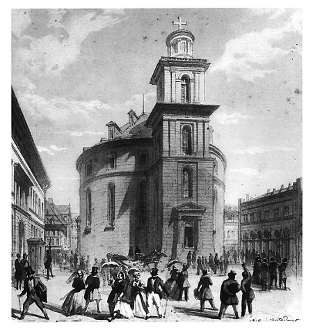 Ansicht der Paulskirche, 1848