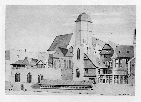 Ansicht der Liebfrauenkirche von Norden, 1855