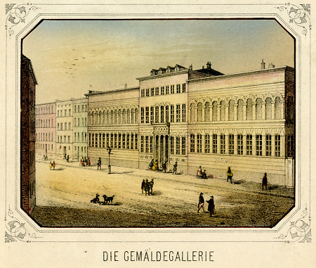 Ansicht der Gemäldegalerie, 1860/70