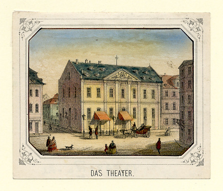 Ansicht des Theaters, 1860/70