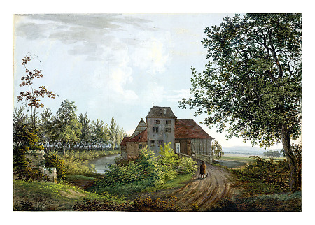 Ansicht des Kühhornhofs von Süden, vor 1868
