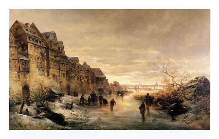 Eislauf auf dem Müllermain, 1875