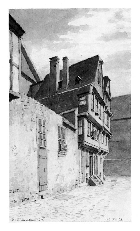 Ansicht des Hauses Am Schlachthaus 4, 1885