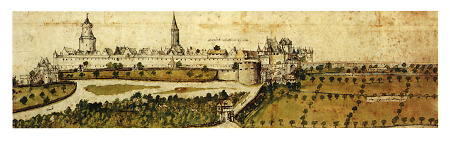 Burg Friedberg von Westen, 1553