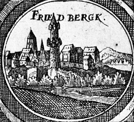 Miniaturansicht der Burg Friedberg, 1620/21