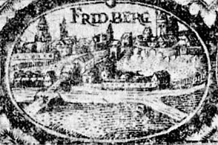 Ausschnitt einer Friedberger Stadtansicht, 1620/21