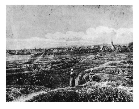 Ansicht von Friedrichsdorf, Mitte 19. Jahrhundert