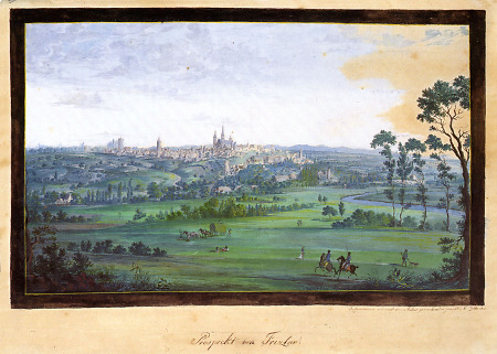Ansicht Fritzlars von Südwesten, 1828