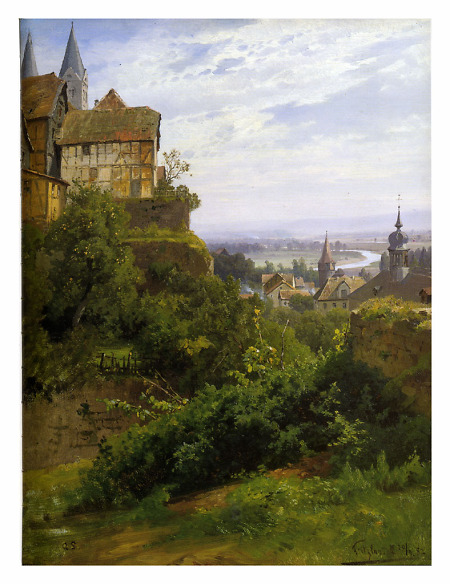 Blick von Ziegenberg Richtung Ederau, 1882
