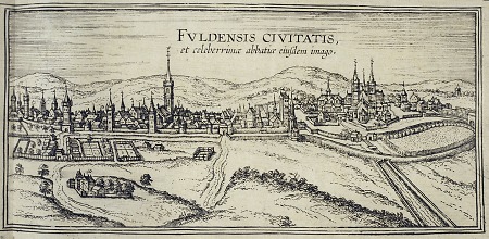 Ansicht Fuldas von Osten, nach 1572