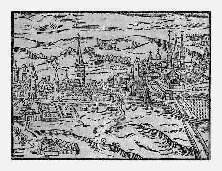 Stadtansicht von Osten, 1610