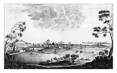 Stadtansicht von Südwesten, 1811