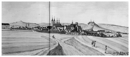 Ansicht Fuldas von Süden, 1813