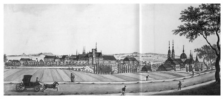 Ansicht Fuldas von Norden, 1813
