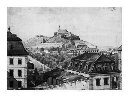 Blick auf den Frauenberg, um 1820