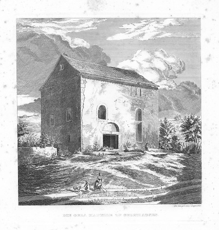 Ansicht der Gela-Kapelle zu Gelnhausen, 1831