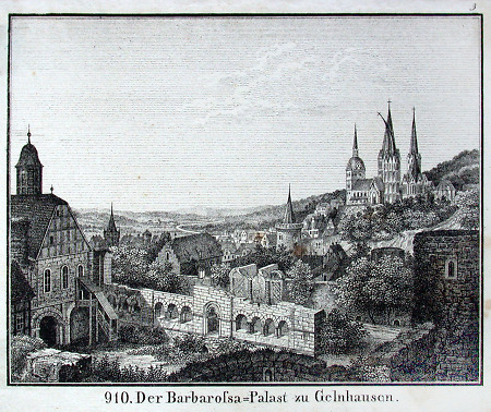 Ansicht von Gelnhausen, 1836