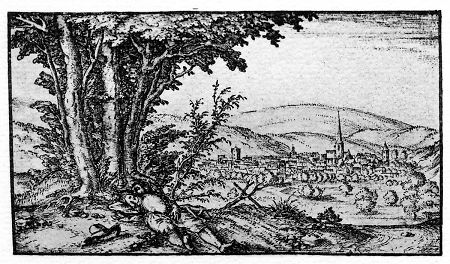 Ansicht von Gemünden an der Wohra, 1591