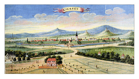 Ansicht von Gießen, um 1785